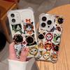Colorful Cat Design Phone Case For Samsung Galaxy S25 S24 S23 S22 S21 S20 Note20 Edge FE Ultra Plus 4G 5G Anti Fall Clear Cover