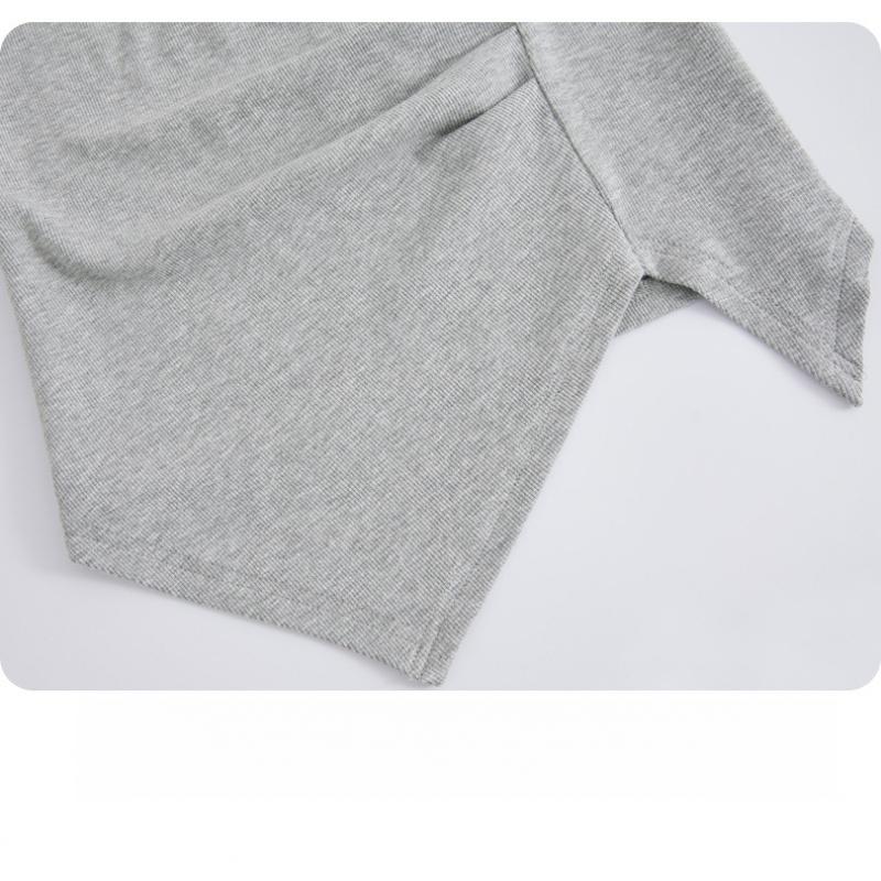 Autumn New Long Sleeve Irregular Waist T-Shirt Versatile Solid Color Slimming Elegant Women's Top