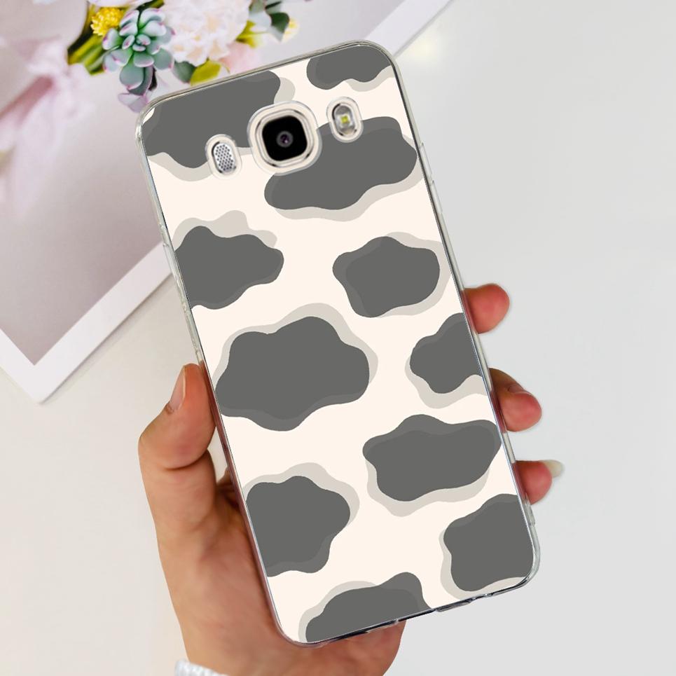 For Samsung Galaxy J5 2016 J7 2016 Phone Case Smiling Astronaut Painting Clear Housing On Samsung J7 2016 J 5 7 Galaxy Bumper