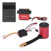 S3650 3100KV Brushless Motor Combo 60A 25kg Servo Sensorless Motor ESC Combo for 1 10 RC Car