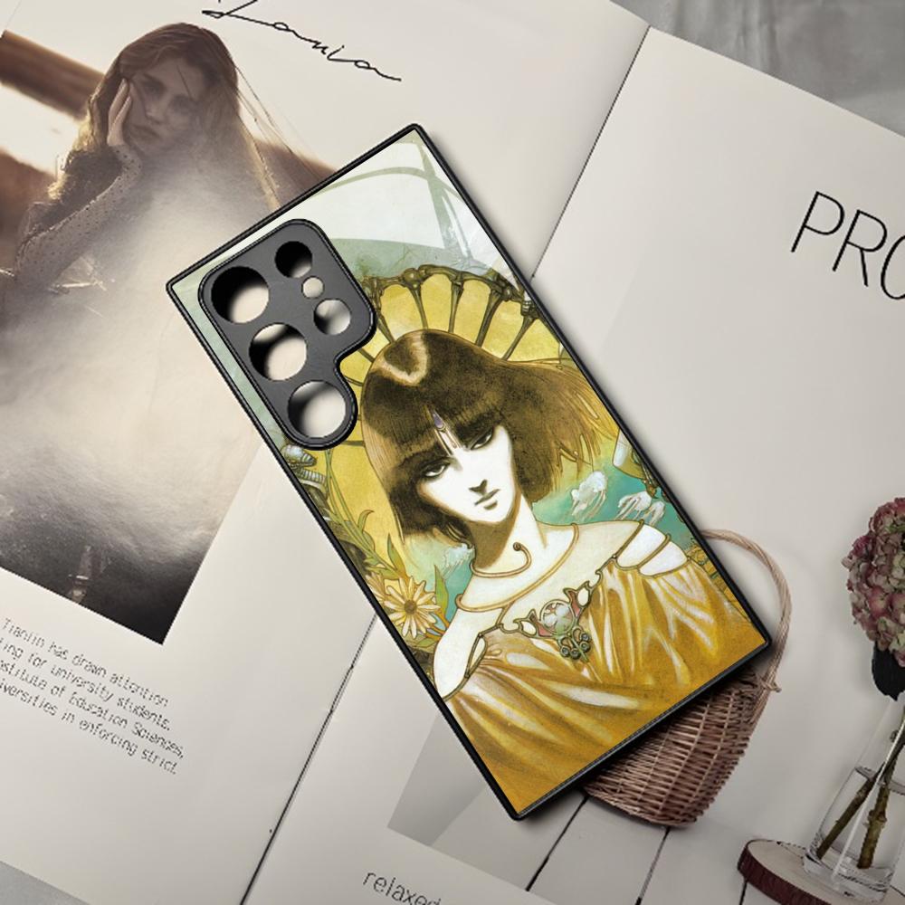 Amano corpus animae Handyhülle Für Samsung Galaxy S26 S25 S24 S23 S22 S20 S21 Edge Ultra Plus Fe Farbige Silberne Hülle