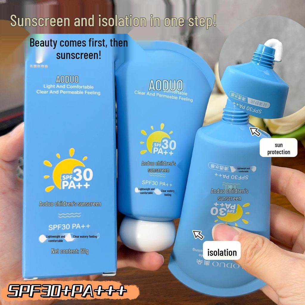 Children's SPF40+ Broad Spectrum Physical Sunscreen for Babies, Suitable for 1 Year and Older