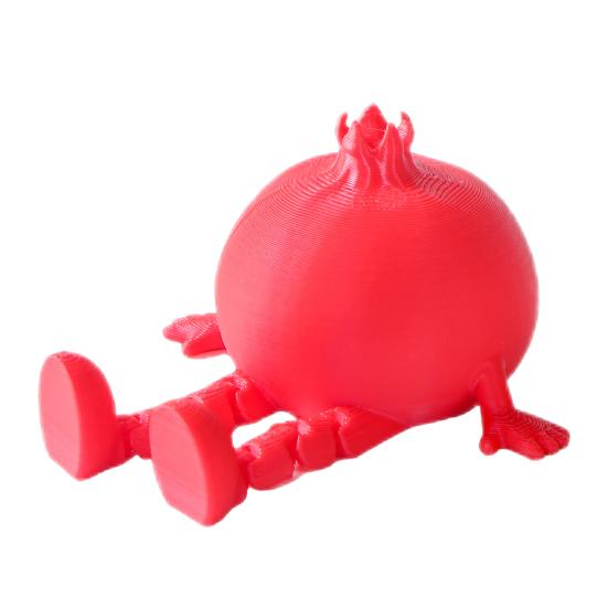 3D Printed Fruit Figurine with Articulated Legs Movable Joints Banana