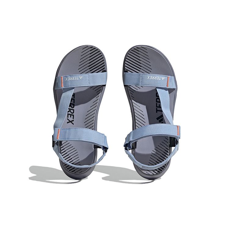Adidas Hydroterra Lehké sandály Protiskluzové Odolné Lehké Sportovní sandály Unisex sandály Šedé Modré ID4275