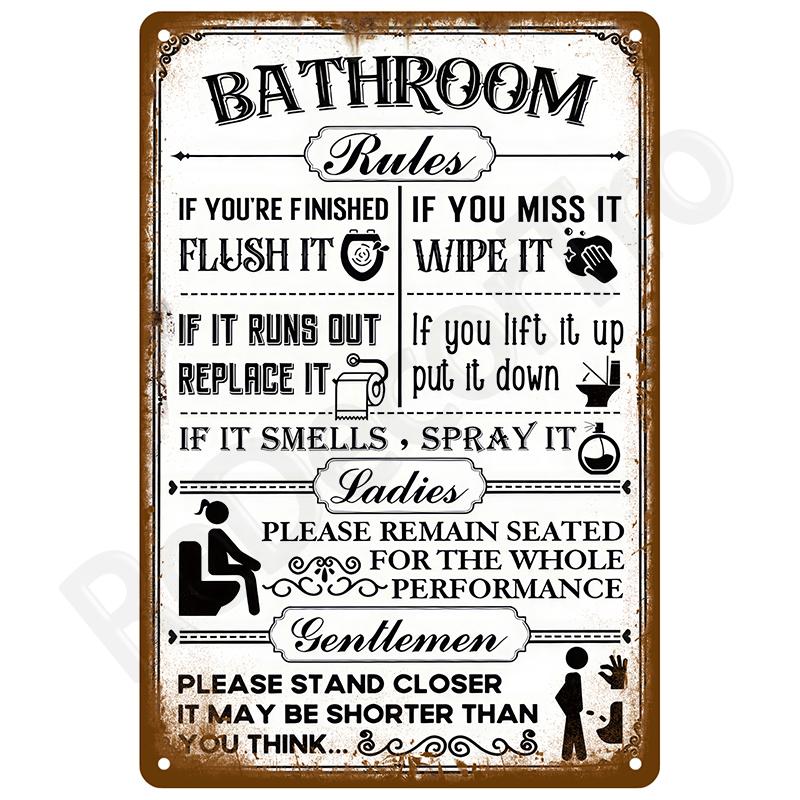 Retro Wall Art Tin Sign Interior Outdoor Aesthetic Room Vintage Home Decor Items Decoration Luxury Metal Sign Poster Plates Bar