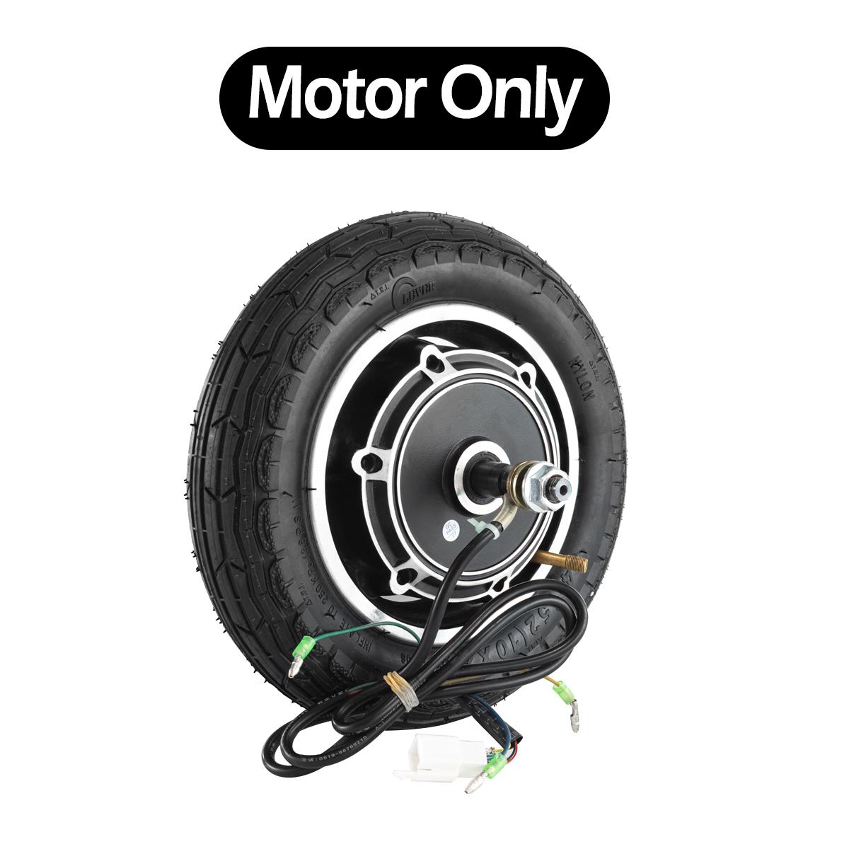 350W Electric Scooter Hub Motor Conversion Kit Pneumatic tyre Electric Wheel Hub Motor 10 inch for Scootor Drum brake 10inch