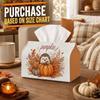 1pc Whimsical Nature Wildlife Tissue Box - Hedgehog Mammal Flora Napkin Storage Box, Suitable for Rolls/facial Tissues,multi-functional Storage Box Fo