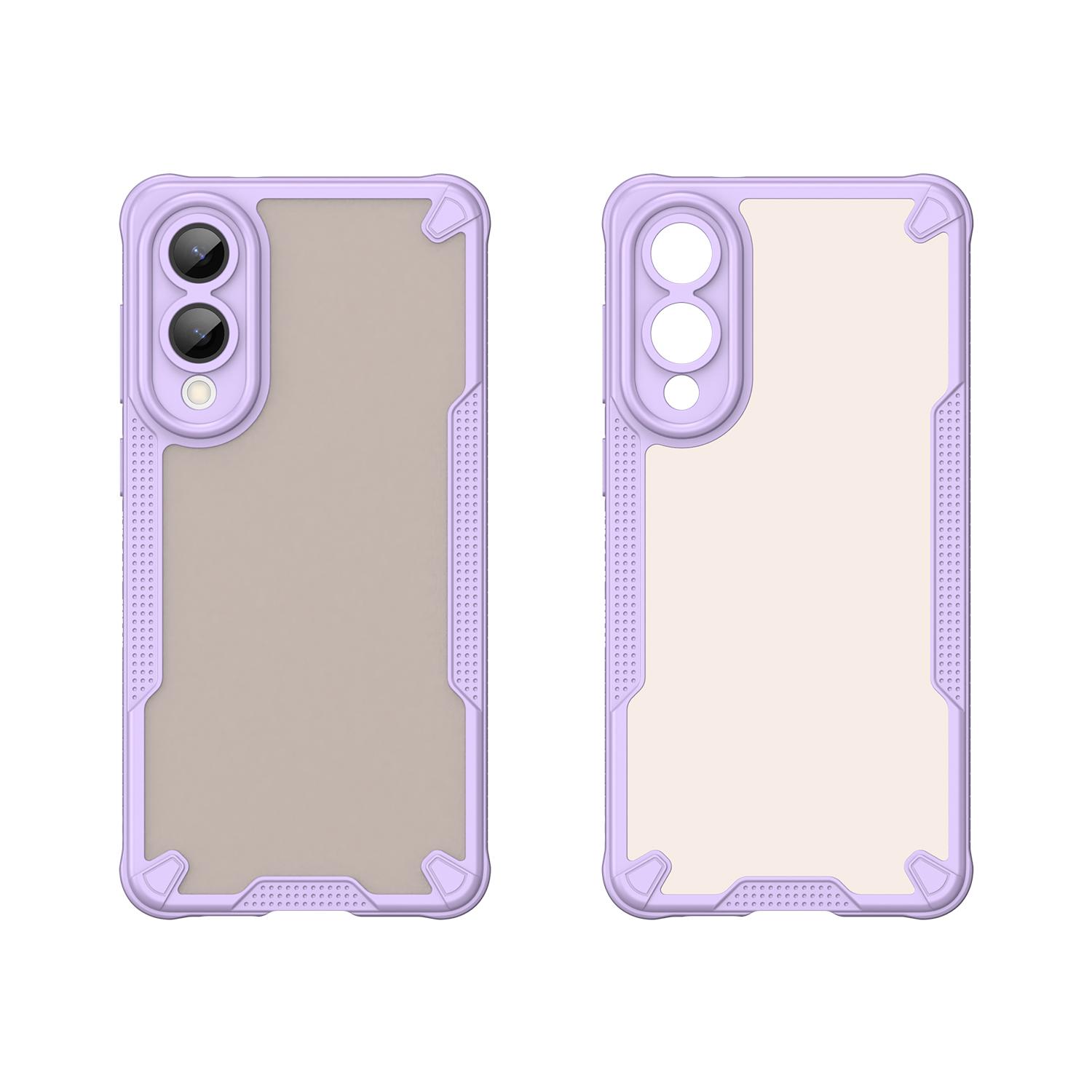 

For Samsung Galaxy S25 Edge case Shockproof Hybrid Rugged Protective Case For Samsung Galaxy S25 Edge Cover For Samsung S25 Edge Galaxy S25 Edge фиолетовый