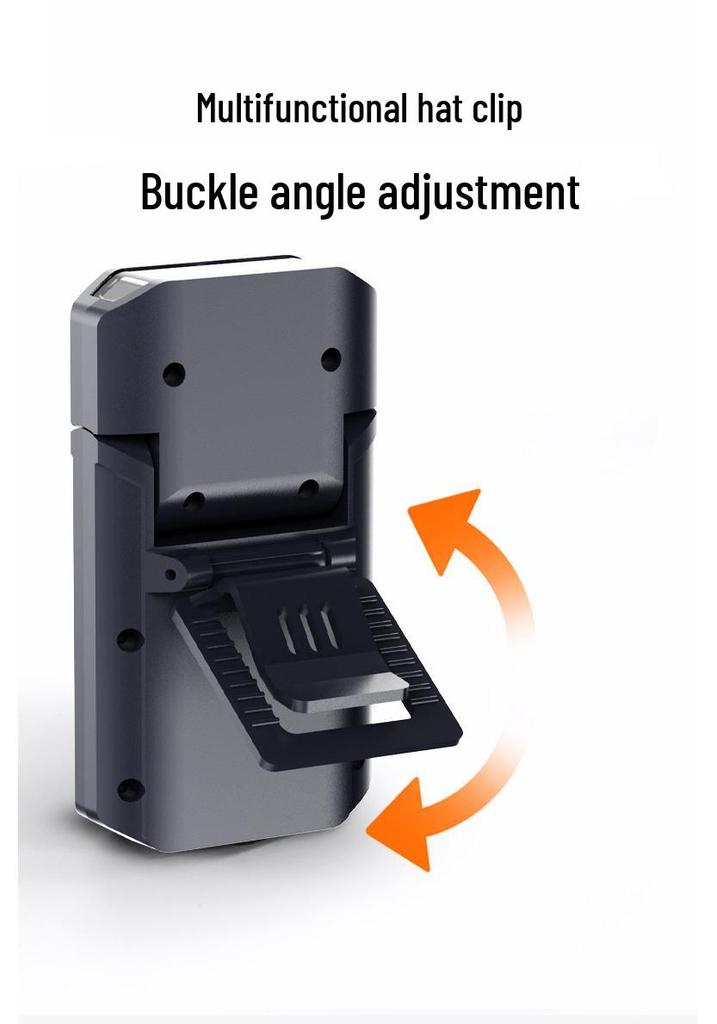 Foldable Induction Hat Clip Light for Night Fishing - Ultra-Long Battery Life, Strong Head-Mounted Beam