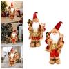 Christmas Santa Doll Xmas Decoration Table Centerpiece Creative Standing Santa for Office Party Holiday Dining Table New Year
