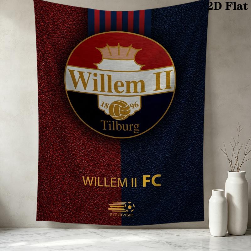 Willem II Nástěnná tapiserie Estetické závěsné na zeď Tištěná látková přikrývka Dekorativní tapiserie pro ložnici Obývací pokoj Domácí dekorace