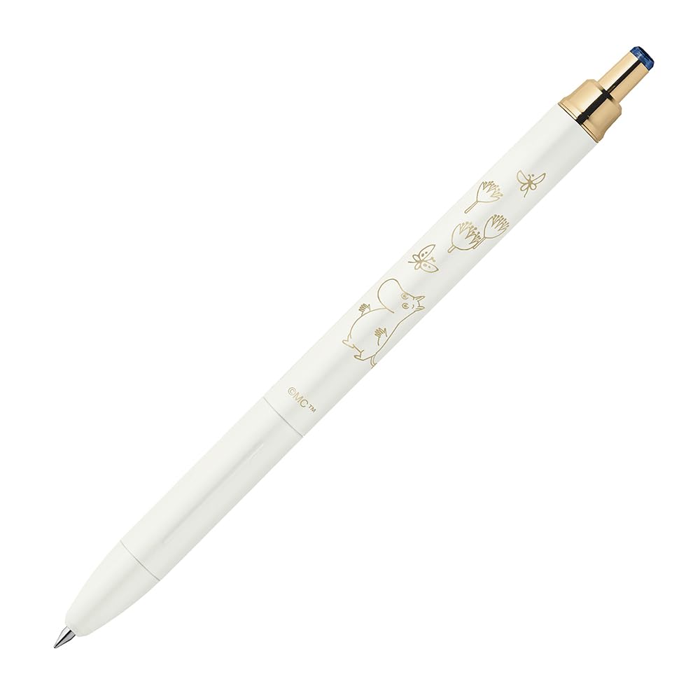 Zebra Sarasa Grand Gel Ballpoint Moomin Limited Moomin Blue Pen, 0.5mm, Pattern, Edition, Gray, P-JJ57-MM2-VBGR