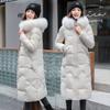 New coat women's winter cotton-padded clothes Korean version medium and long cotton clothes thickened cotton clothes