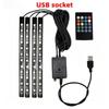 Car Interior Light Ambient Light with USB/Cigarette Decorative Lamps RGB Car Footwell Light with Remote/Voice Control