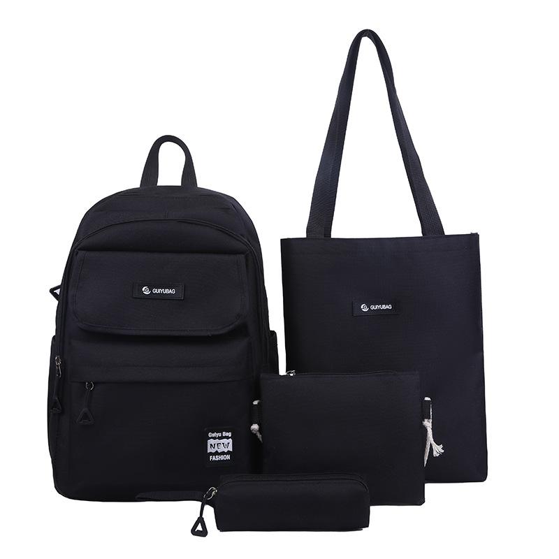 Large Capacity Water Proof Fashionable Backpack Casual Campus Style High School College Student Schoolbag