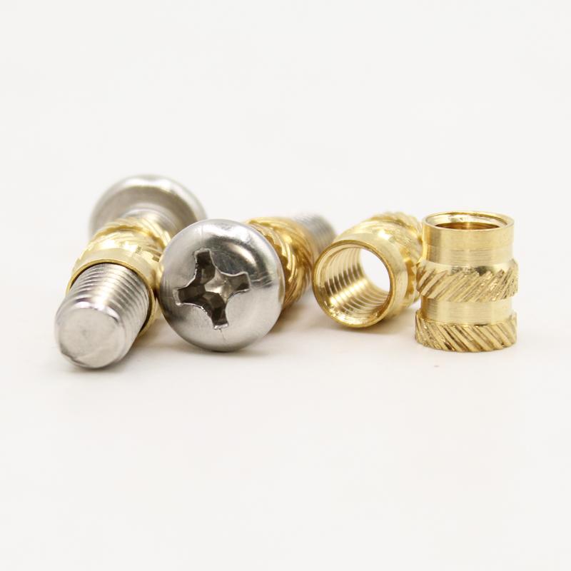 Wärmeeinsatzmutter Edelstahlschraube TS100 Lötkolbenspitze Einsatz Innengewinde Kopf Messing Heißschmelzeinsatz Muttern Bolzen Einsetzen