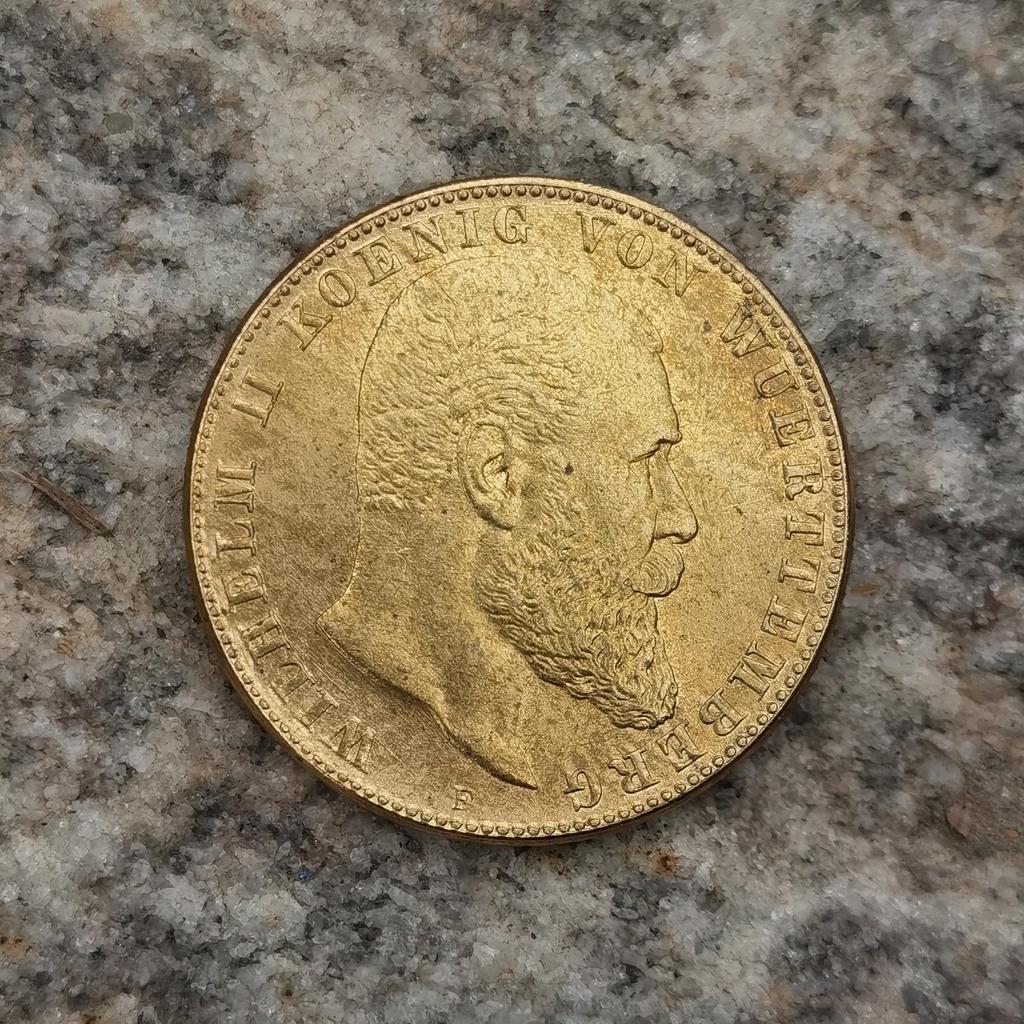 1913 Baden, Niemcy, 20 marek, moneta pozłacana, mosiądz, replika, moneta, europejska i amerykańska, rękodzieło vintage, 23mm