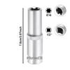 10-Piece 1/2" E8-E24 External Hex Long Deep Socket Wrench Set, CR-V Steel