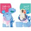 Thermos Vacuum Insulated Water Direct with for Suitable for Commuting to BLP 2-Way Bottle, 0.8L/0.83L, Blue/Pink, Drinking, Cup, Children,