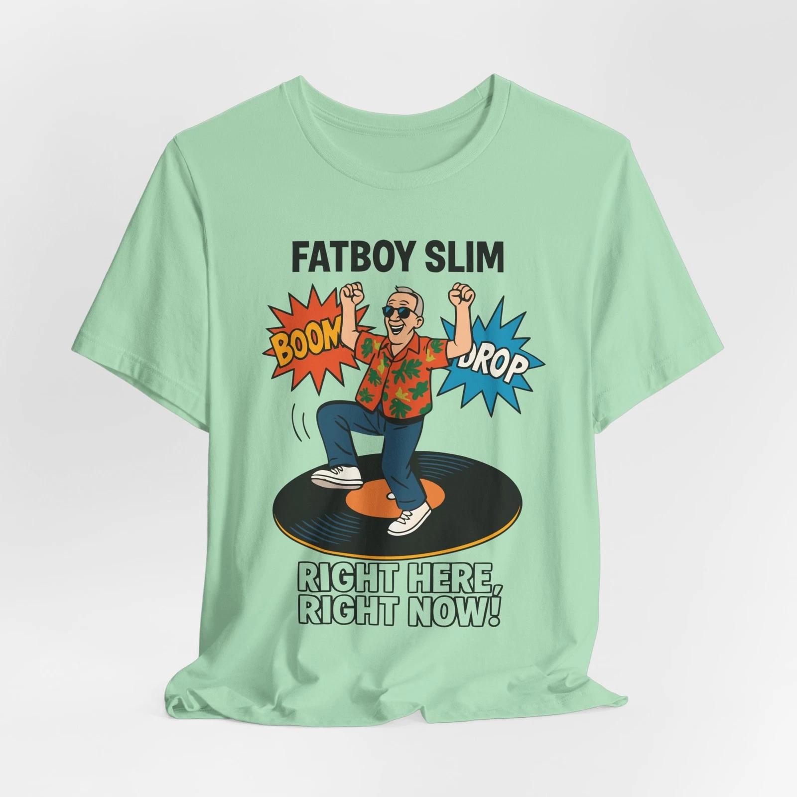 

Ретро унисекс футболка с графикой Fatboy Slim - Крутая винтажная фестивальная футболка 2XL