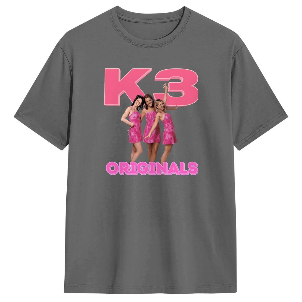 2026 K3 Studio100 T-Shirt Sommer Baumwoll-T-Shirts für Unisex Neuheit Lässig Weiches T-Shirt Kurze Ärmel Y2K Lässige Streetwear Kleidung