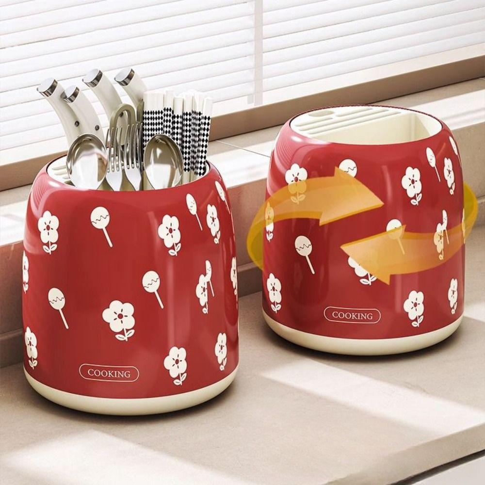 

Household Table Storage Holder Large Capacity Kitchen Storage Rack Bathroom червоний