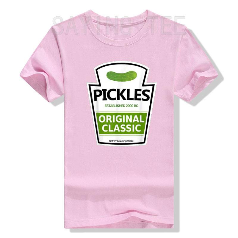 Pickle Jar T-Shirt Lazy Halloween Costume Tees Funny Women's Fashion Graphic Outfits Short Sleeve Blouses Cotton Novelty Gifts