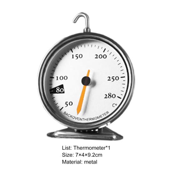 Rust-proof Stable Base Oven Thermometer Good Hanging Type Instantly Read Grilling