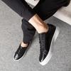 Men's soft soled Genuine leather business sports shoes spring autumn casual fashion versatile simple comfortable white shoes