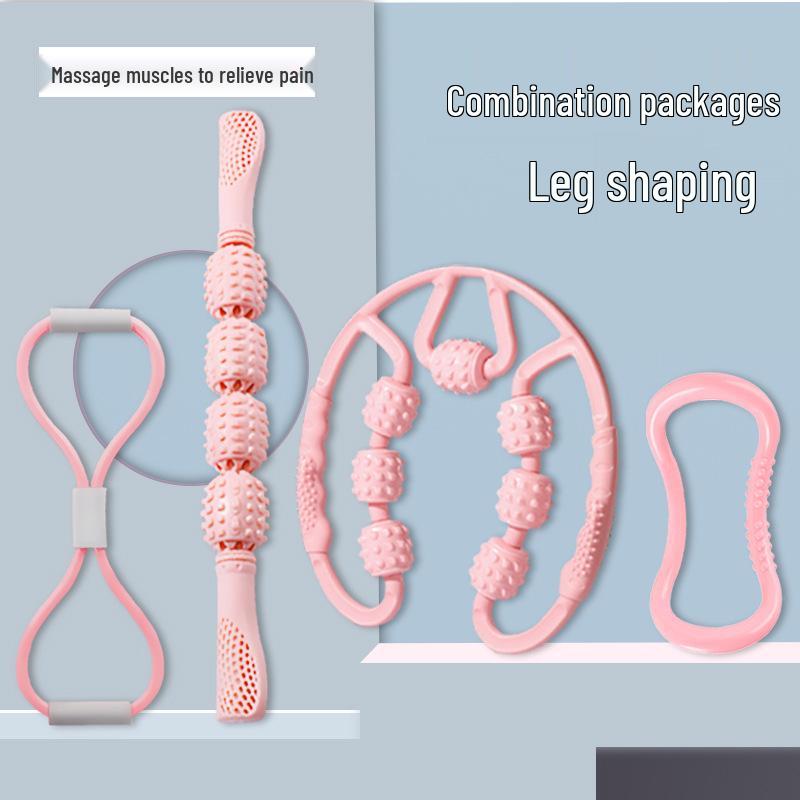 Yoga Foam Roller Muscle Relaxer Set: Slimming Tool for Calves & Fitness Massage