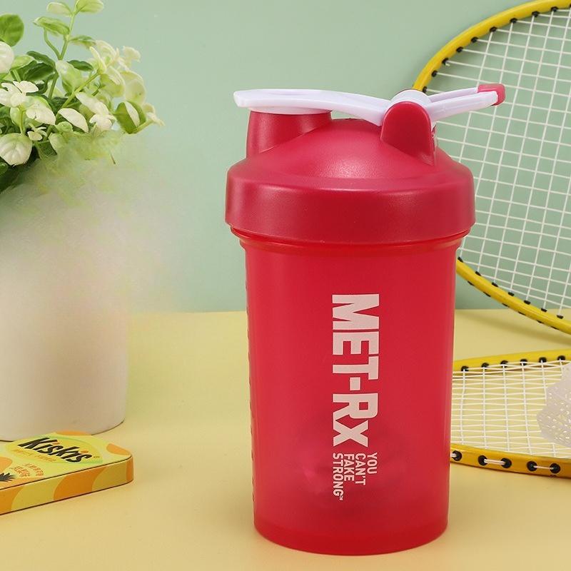 Kunststoff Großvolumiger Hand-Shakerbecher für Proteinpulver-Milchshakes LOGO Wasserbecher