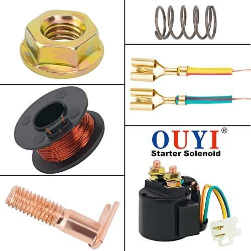 OuYi Motorcycle Starter Relay for Yamaha Timberwolf 250 YFB250 1992-1999 SRX250 SRX 250 1987 1988 Terra PRO 350 YFP350U 1988 ATV