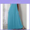Summer Casual Sleeveless Dress With Side Pockets For Womens Lounge Wear