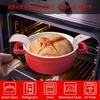 Silicone Bread Sling for Dutch Oven Baking Mat With Extra Long Handles Sourdough Bread Baking Supplies Non-Stick Silicone Mat Reble Heat Resistant