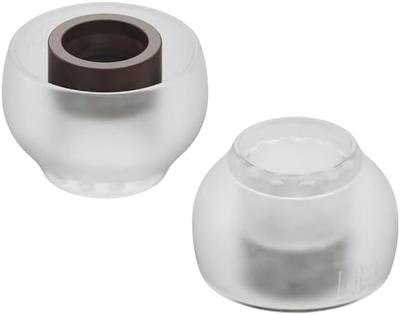 TRI Clarion Earbuds, Silicone Earbud Pads, Soft, Washable, Non-Slip, Improved Resolution, Wider Sound Field, Pack of 6 (3 Pairs, Large)