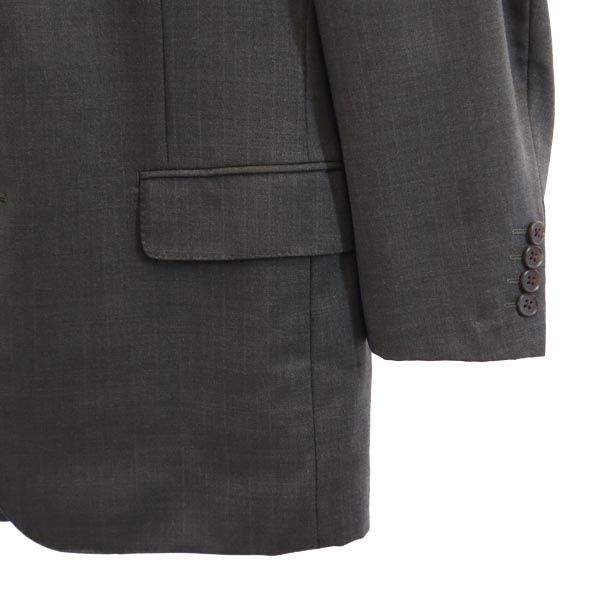 Aquascutum Made In Japan 100% Wool Tailored Jacket Gray Men's Used