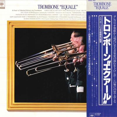 LP Record BERLIN TROMBONE QUARTET - Trombone Equale: A Facet Of Musical 25AG453 CBS SONY 1978 Japan Obi Classical Used