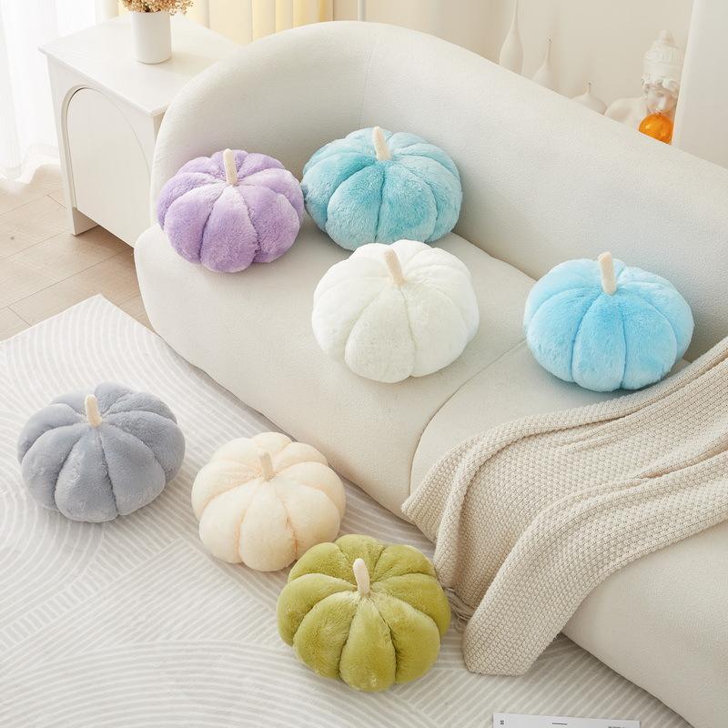 Pumpkin Pillow Plush Pillow Nordic Instagram Style Bedroom Bed Sofa Bay Window Decorative Cushion Cute Cushion