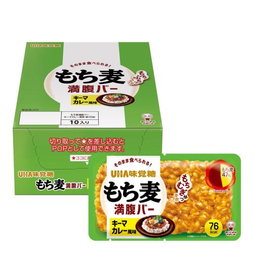 

UHA Mikakuto Батончик для насыщения Mochibarley, вкус Кима-карри, 10 штук (55 г в пакете) Мотиперловая сытость (Завтрак/Аварийная еда/Перекус/Поздний ужин