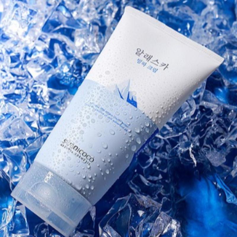 Swanicoco Alaska Glacier Cream 150ml  Moisturizing Soothing Cream   + 1 Free Cica Peptide Mask Pack 