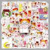 50 COCO Sauce Cute Girl Cartoon Stickers for Decoration and Journaling