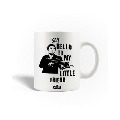 Caneca de Cerâmica - MANIACASE - Scarface - 30cl - Compatível com Máquina de Lavar Louça - Branco