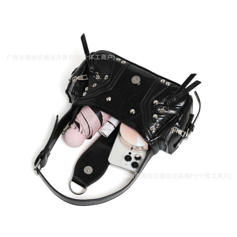 Black Locomotive Bag Women's Yk Wind Underarm Bag High-end Messenger Women's Large Capacity Single Shoulder New Model