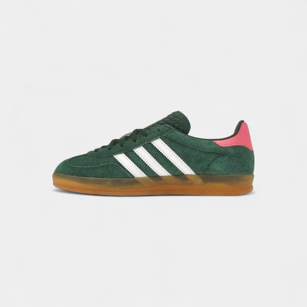 Adidas Gazelle Indoor Collegiate Green Lucid Pink (Women's)