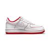Nike Air Force 1 Low top Kids' Skateboarding Shoes White Red Children Aged 3 7 Years Old DC9672-100