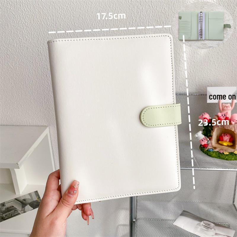 Korean Minimalist Denim Heart Photo Album A5 3-Hole Notebook Binder