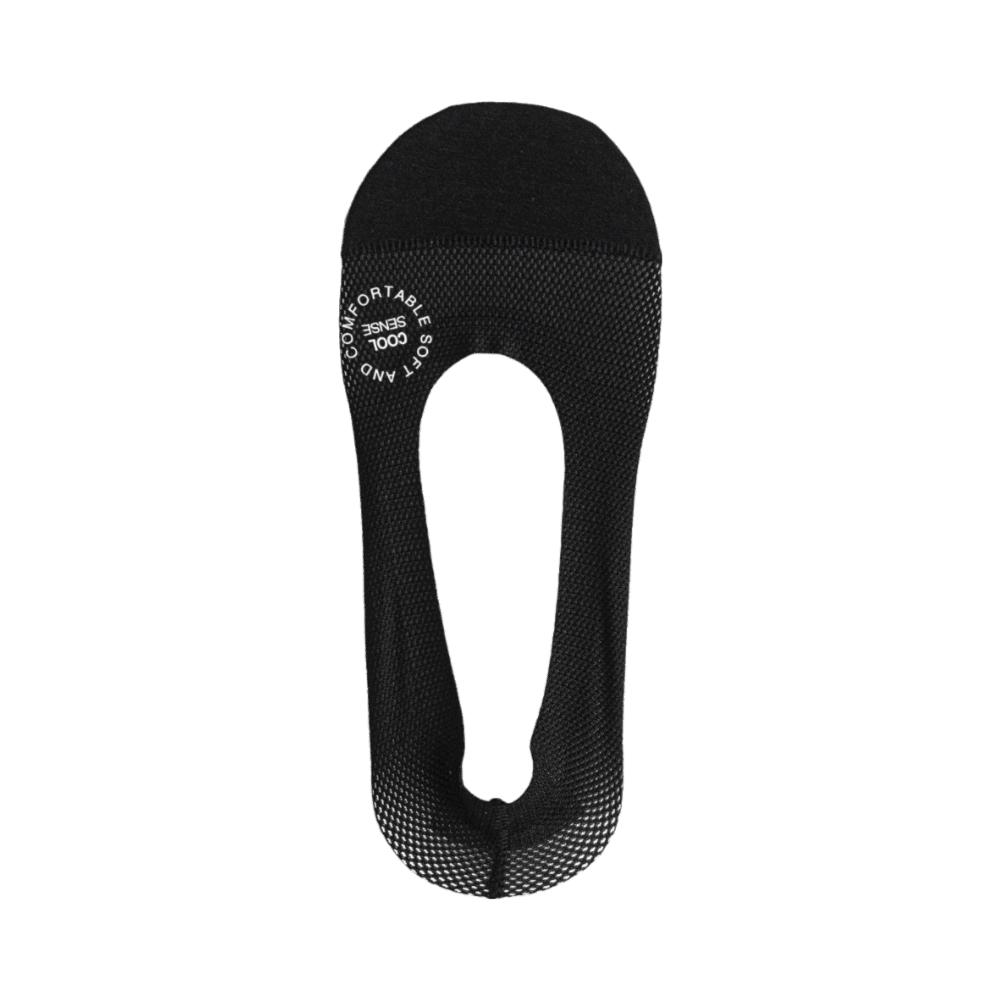 Solid Color Boat Socks Mesh Anti Slip Socks Breathable Women Ankle Socks Sports чёрный