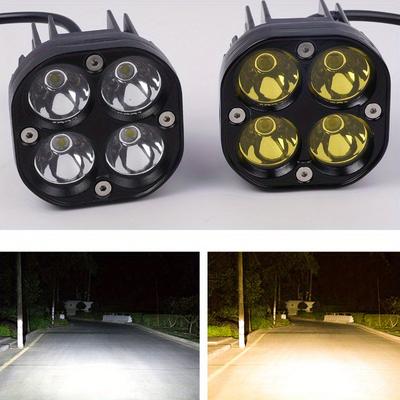 Motorrad Universal LED Scheinwerfer Wasserdicht Super Helle Scheinwerfer Lampe 12-30V