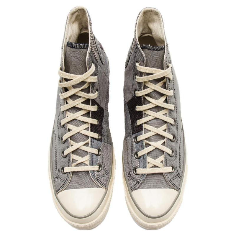 Notre X Converse Chuck Taylor All Star 70 Hi Comfortable Vintage Wear-resistant and Lightweight High-Top Espadrilles Unisex Grey Beige