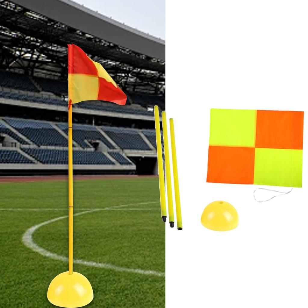 Soccer Corner Flag Soccer Agility Poles Playing Field Equipment for Soccer